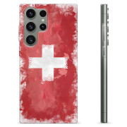 Samsung Galaxy S23 Ultra 5G TPU Cover - Schweizisk Flag
