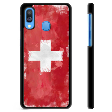 Samsung Galaxy A40 Beskyttelsescover - Schweizisk Flag