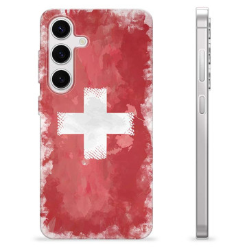 Samsung Galaxy S24 TPU Cover - Schweizisk Flag