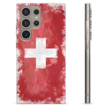 Samsung Galaxy S24 Ultra TPU Cover - Schweizisk Flag