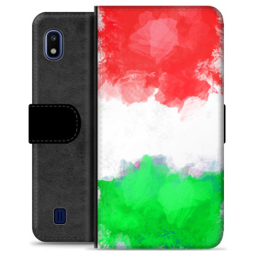 Samsung Galaxy A10 Premium Flip Cover med Pung - Italiensk Flag