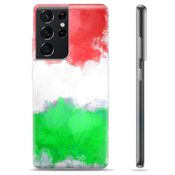 Samsung Galaxy S21 Ultra 5G TPU Cover - Italiensk Flag