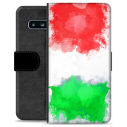 Samsung Galaxy S10 Premium Flip Cover med Pung - Italiensk Flag