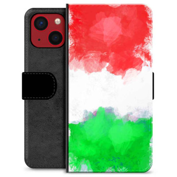 iPhone 13 Mini Premium Flip Cover med Pung - Italiensk Flag