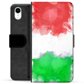 iPhone XR Premium Flip Cover med Pung - Italiensk Flag