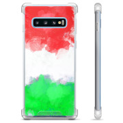 Samsung Galaxy S10 Hybrid-etui - Italiensk Flag