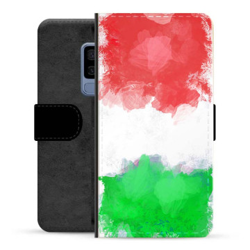 Samsung Galaxy S9 Premium Flip Cover med Pung - Italiensk Flag