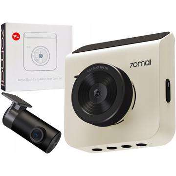 70mai A400 Dash Cam og Rear Cam sæt - 2K, WiFi, 2" LCD