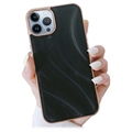 Abstract Series iPhone 14 Pro Dækket TPU Cover - Sort