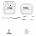 AirPods 4 ESR Pulse HaloLock-etui - MagSafe-kompatibel - Hvid