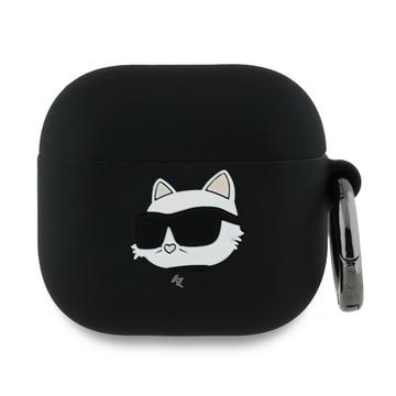 AirPods 4 Karl Lagerfeld Choupette Head 3D silikoneetui