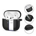 AirPods 4 Tech-Protect Silikone krog etui - Sort