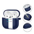 AirPods 4 Tech-Protect Silikone krog etui - Navy Blå