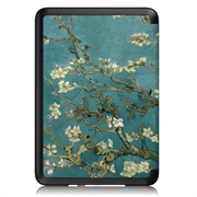 Amazon Kindle 11th Gen (2022) Smart Folio Cover - Hvide blomster