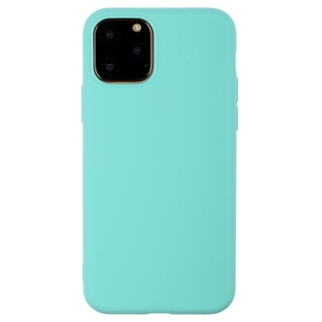 iPhone 15 Pro Max Anti-Fingeraftryk Mat TPU Cover - Cyan