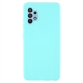 Samsung Galaxy A32 (4G) Anti-Fingeraftryk Mat TPU Cover - Babyblå