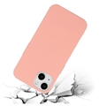 iPhone 15 Plus Anti-Fingeraftryk Mat TPU Cover - Pink