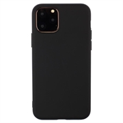 iPhone 15 Pro Anti-Fingeraftryk Mat TPU Cover - Sort