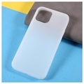 Anti-Fingeraftryk Mat iPhone 13 Mini TPU Cover - Hvid