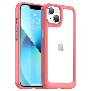 iPhone 14 Plus Anti-Shock Hybrid Cover - Rød