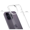 iPhone 15 Pro Max Anti-Shock Hybrid Cover - Gennemsigtig