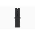 Apple Watch 10 GPS MWWE3QN/A - Aluminium, sort sportsarmbånd, S/M, 42mm - Kulsort