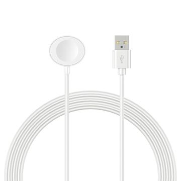 Apple Watch Oval USB-opladerkabel - 100cm - Hvid