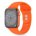 Apple Watch Series 10/9/8/7/6/SE Tech-Protect Silikone rem - 40mm/41mm/42mm - Lys orange