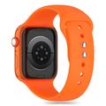 Apple Watch Series 10/9/8/7/6/SE Tech-Protect Silikone rem - 40mm/41mm/42mm - Lys orange