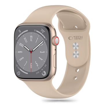 Apple Watch Series 10/9/8/7/6/SE Tech-Protect Silikonerem - 40mm/41mm/42mm - Valnød