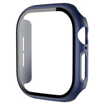 Apple Watch Series 10 Plastikcover med Skærmbeskyttelse Hærdet Glas - 47mm - Mørkeblå