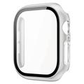 Apple Watch Series 10 Plastikcover med Skærmbeskyttelse Hærdet Glas - 42mm - Sølv