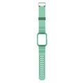 Apple Watch Series 10 Udskiftning af Silikonestrop med Integreret Ramme - 42mm