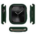 Apple Watch Series 10 Silikone Cover - 42mm - Sortgrøn