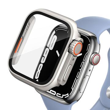 Apple Watch Series 10 Tech-Protect Defense360-etui m. skærmbeskytter - 46mm - Titanium / Orange