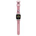 Apple Watch Series 9/8/SE (2022)/7/SE/6/5/4/3/2/1 Hello Kitty Kitty Head Silikonerem - 40mm/38mm - Pink