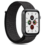 Apple Watch Series 9/8/SE (2022)/7/SE/6/5/4/3/2/1 Puro Nylon Sport Strap - 41mm/40mm/38mm - Sort