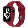 Apple Watch Series SE (2022)/SE/6/5/4 Plastikcover med Skærmbeskytter - 44mm - Vinrød