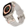 Apple Watch Series Ultra 2/Ultra/10/9/8/SE (2022)/7/SE/6/5/4/3/2/1 Tech-Protect Delta Pro-rem - 49mm/46mm/45mm/44mm/42mm - Stjernelys / Titanium