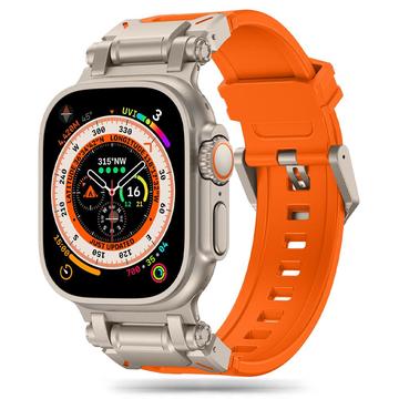 Apple Watch Series Ultra 2/Ultra/9/8/SE (2022)/7/SE/6/5/4/3/2/1 Tech-Protect Delta Pro-rem - 49mm/45mm/44mm/42mm - orange / titanium