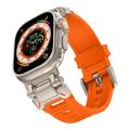 Apple Watch Series Ultra 2/Ultra/9/8/SE (2022)/7/SE/6/5/4/3/2/1 Tech-Protect Delta Pro-rem - 49mm/45mm/44mm/42mm - orange / titanium