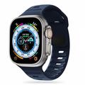 Apple Watch Series Ultra 2/Ultra/9/8/SE (2022)/7/SE/6/5/4/3/2/1 Tech-Protect IconBand Line Silikonerem - 49mm/45mm/44mm/42mm - Navy Blå