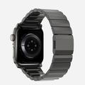 Apple Watch Series Ultra 2/Ultra/10/9/8/SE (2022)/7/SE/6/5/4/3/2/1 Tech-Protect SteelBand-rem i rustfrit stål - 49mm/46mm/45mm/44mm/42mm - Sort