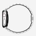 Apple Watch Series Ultra 2/Ultra/10/9/8/SE (2022)/7/SE/6/5/4/3/2/1 Tech-Protect SteelBand-rem i rustfrit stål - 49mm/46mm/45mm/44mm/42mm - Sølv