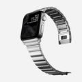 Apple Watch Series Ultra 2/Ultra/10/9/8/SE (2022)/7/SE/6/5/4/3/2/1 Tech-Protect SteelBand-rem i rustfrit stål - 49mm/46mm/45mm/44mm/42mm - Sølv