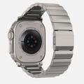 Apple Watch Series Ultra 2/Ultra/9/8/SE (2022)/7/SE/6/5/4/3/2/1 Tech-Protect SteelBand-rem i rustfrit stål - 49mm/45mm/44mm/42mm - Titanium