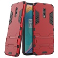 Armor Series OnePlus 6T Hybrid Cover med Stand - Rød