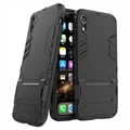 iPhone XR Armor Series Hybrid Cover med Stand - Sort