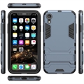 iPhone XR Armor Series Hybrid Cover med Stand - Grå