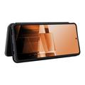 Asus Zenfone 11 Ultra Flip Cover - Karbonfiber